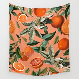Vintage Fruit Pattern XII Wall Tapestry