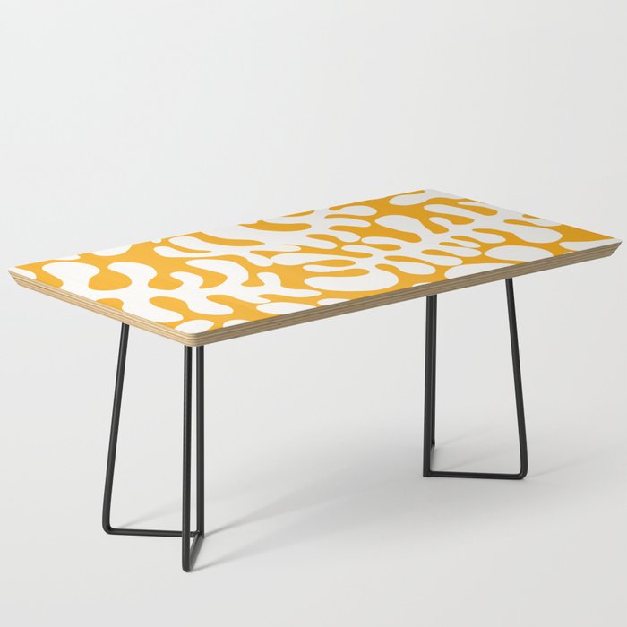 White Matisse cut outs seaweed pattern 18 Coffee Table