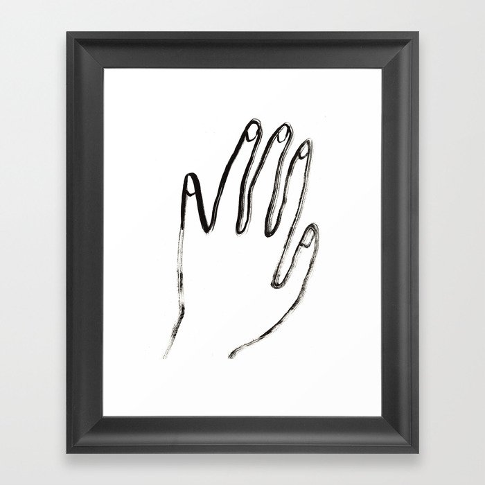 Hand  Framed Art Print