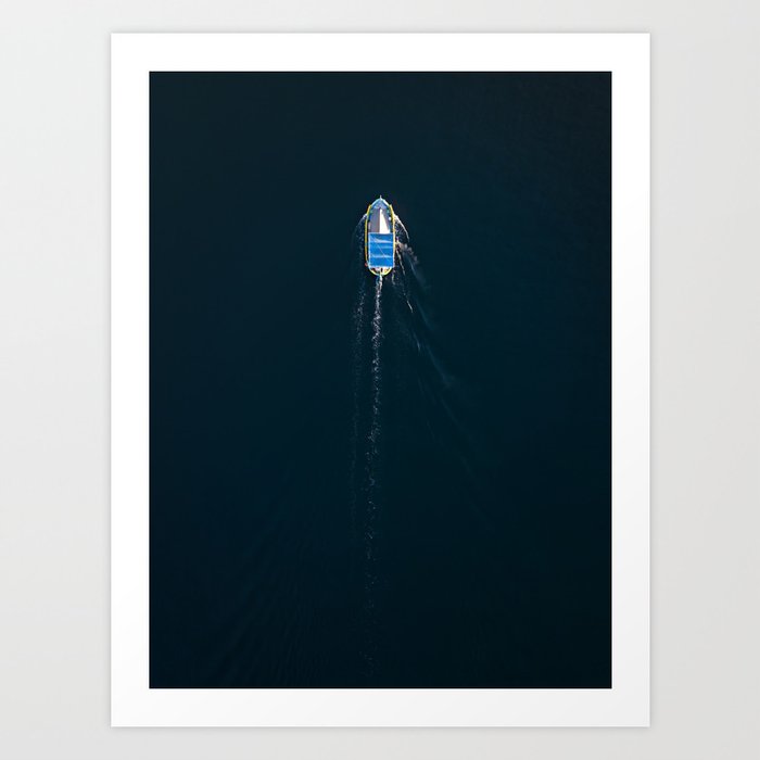 Luzzu Aerial Photography  Art Print