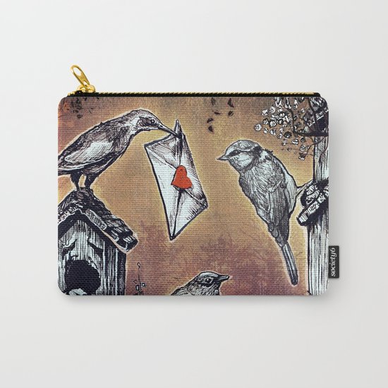 Love Birds Carry-All Pouch