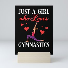 Gymnastic Tumbling Athletes Coach Gymnast Mini Art Print