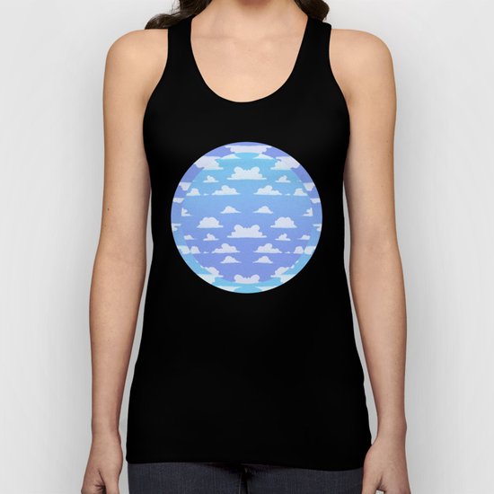 Bright Lit Blue Skies Unisex Tank Top