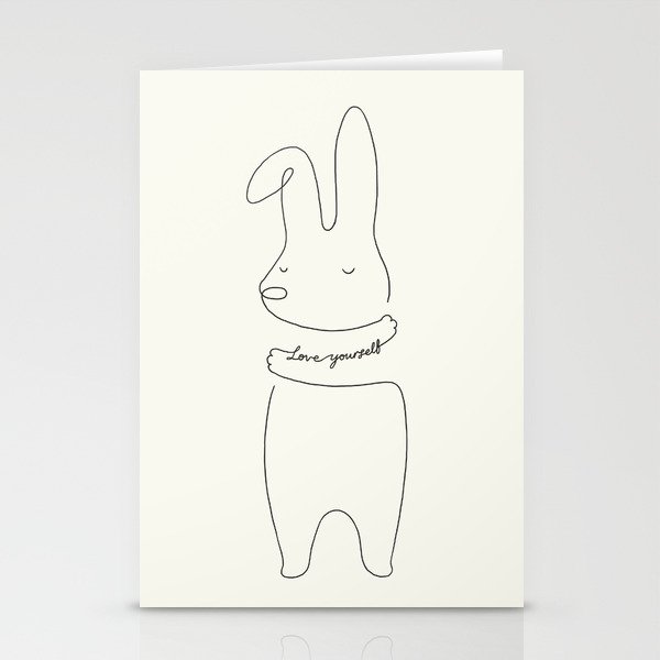 Love Yourself - Bunny Stationery Cards