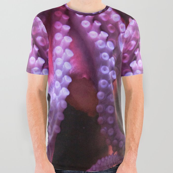 tentacle All Over Graphic Tee