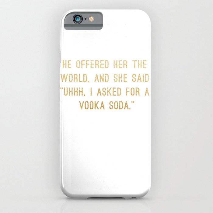 vodka soda iphone case