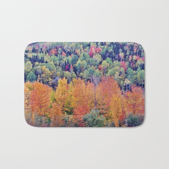Paint By Nature - Fall Foliage Bath Mat
