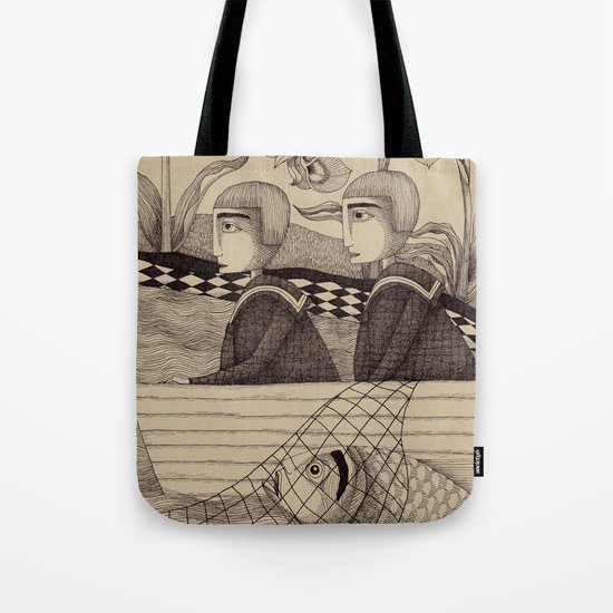 The Golden Fish (2) Tote Bag