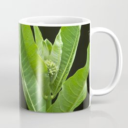 Green Milkweed Abstract Coffee Mug