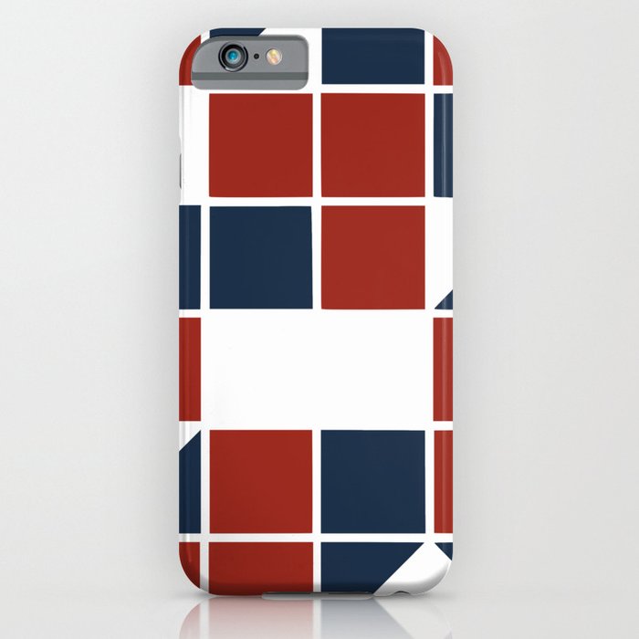 Patriotic shapes iPhone Case