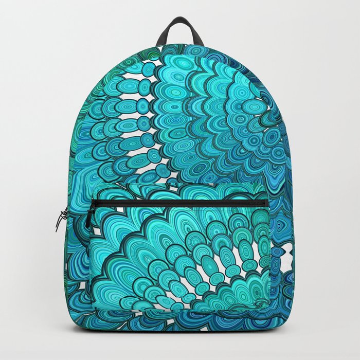 Turquoise Mandala Backpack