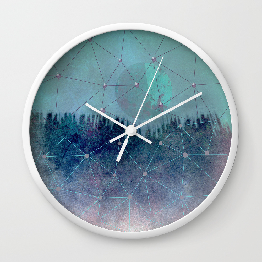 Future Planet Society6 Buyart Decor Wall Clock By Mirimo Society6