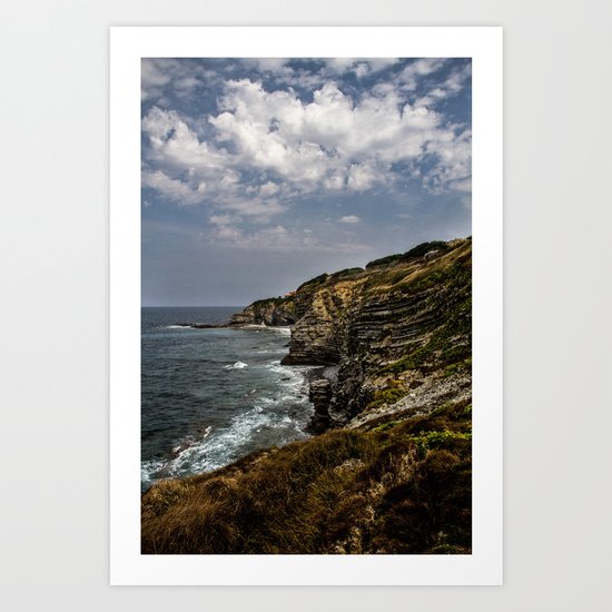 Where ocean meets land Art Print