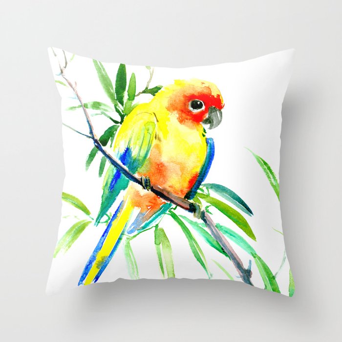 Bird themed store throw pillows