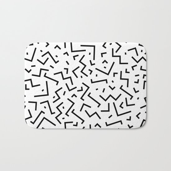 Memphis pattern 30 Bath Mat
