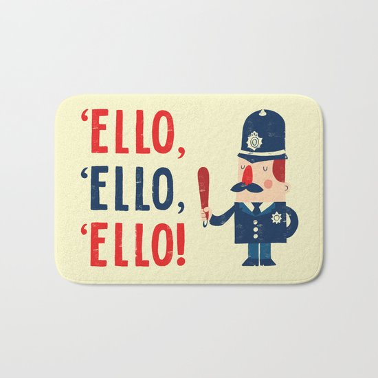 'Ello, 'ello, 'ello! Bath Mat