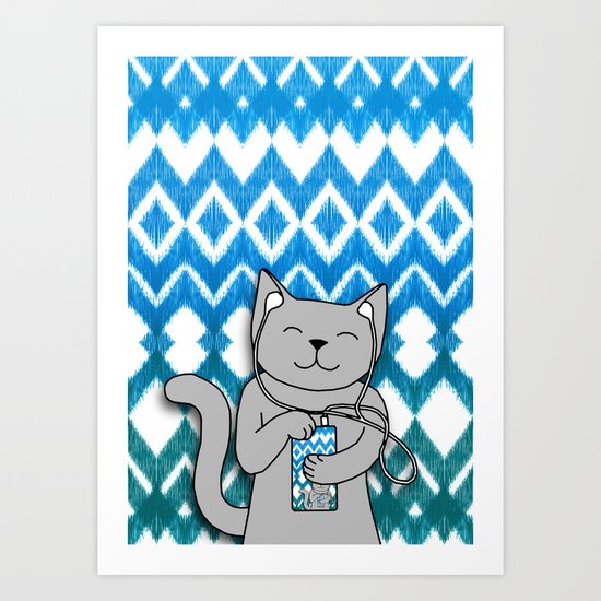 iKat iCat Art Print