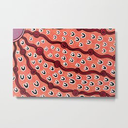 Authentic Aboriginal Art - 11 Metal Print