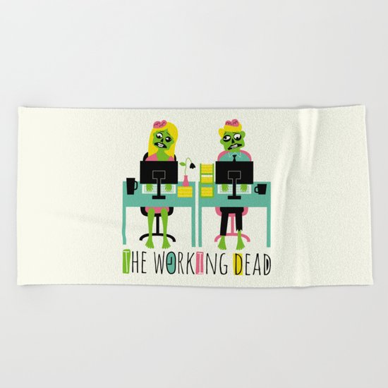 The working dead Beach Towel