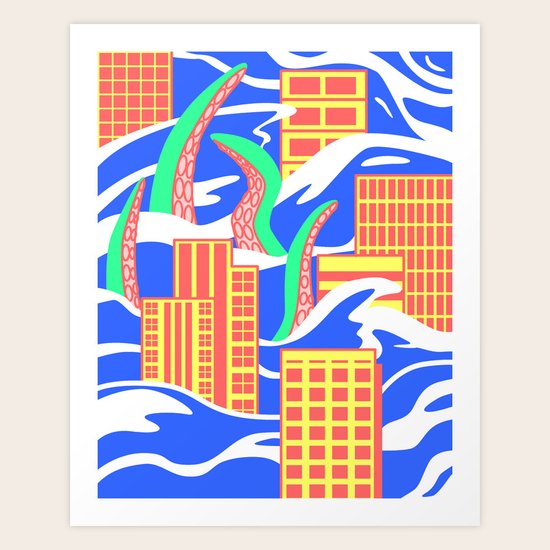 Flooded Art Print