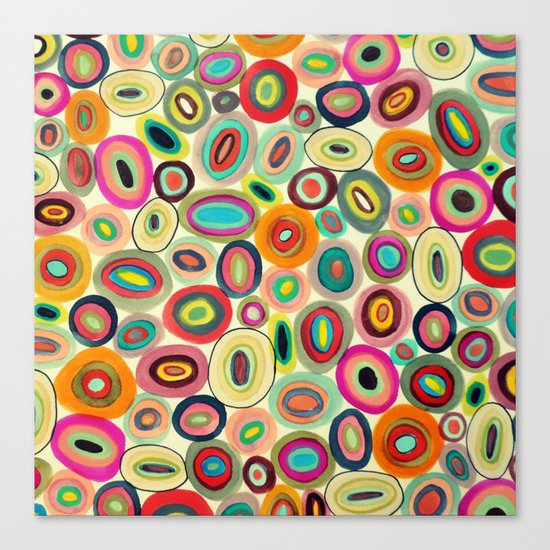 running in circles Canvas Print