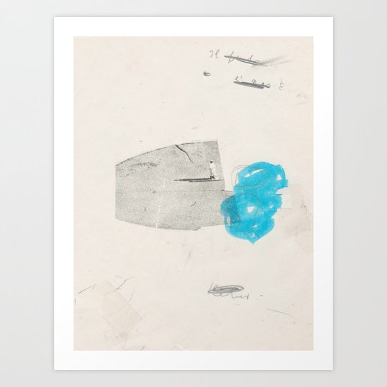 glue Art Print