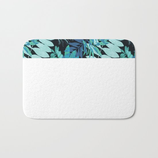 winter leaves Bath Mat