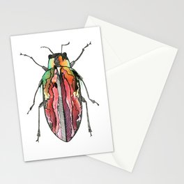 Red Beetle Stationery Cards