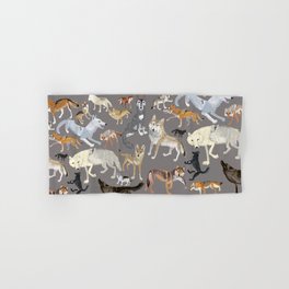 Wolves of the world 1 Hand & Bath Towel
