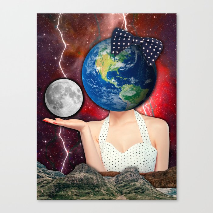 Space pop Canvas Print