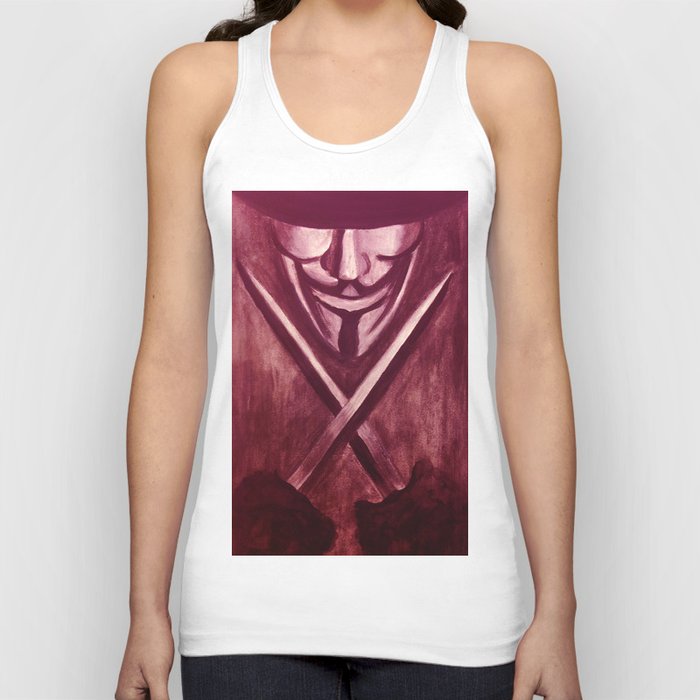 RED for VENDETTA Tank Top
