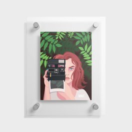 Taking picture Floating Acrylic Print