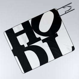 Hodl Logo - back on white - Hodl Bitcoin Meme Picnic Blanket