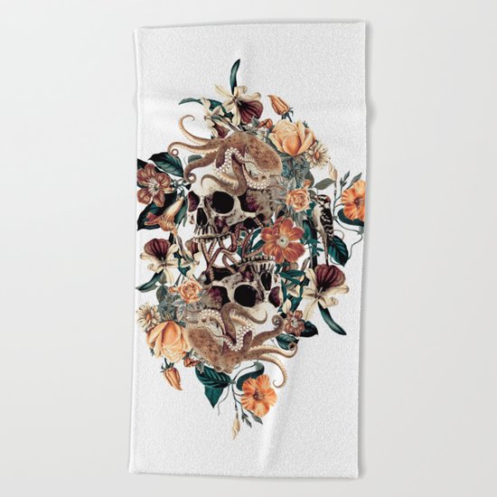 Fantasy Skull Beach Towel