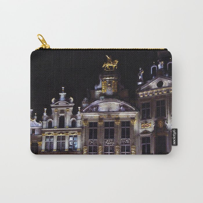 Brussels Grand Place at night  Carry-All Pouch