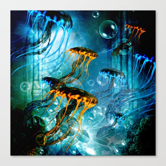 Jellyfish Canvas Print