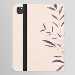 Purple Flowers Bouquet Card iPad Folio Case