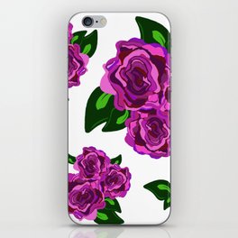 All Over Pink Floral Bouquet iPhone Skin