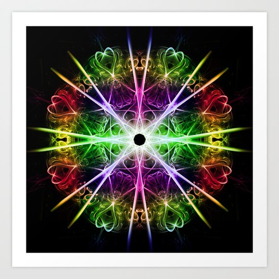 Love in the stars Art Print