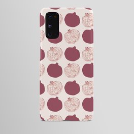 Pomegranate fruit print Android Case