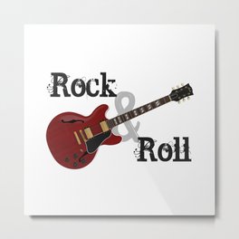 Rock and Roll Guitar Metal Print