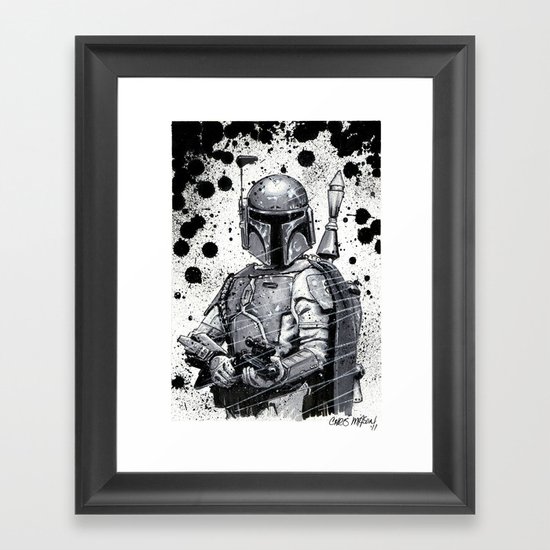 Boba Fett: Bounty Hunter Framed Art Print