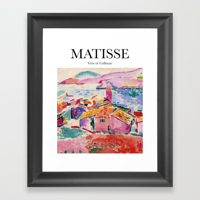Matisse - View of Collioure Framed Art Print