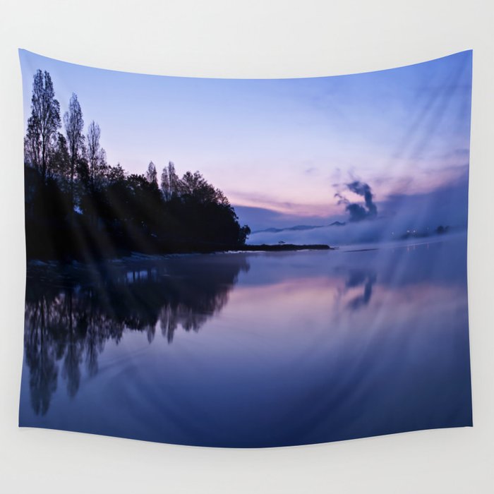 Tranquil Blue Nature Wall Tapestry By Cesartorres Society6
