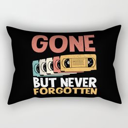 Gone But Never Forgotten Video Tapes Rectangular Pillow