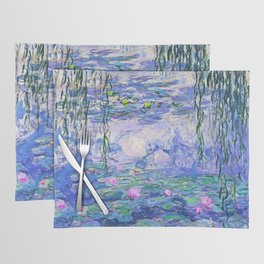 Claude Monet Water Lilies French Impressionist Art Placemat