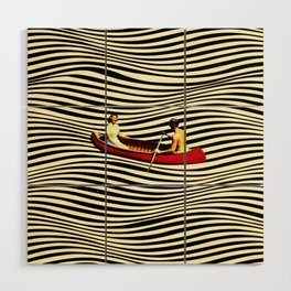 Illusionary Boat Ride Wood Wall Art