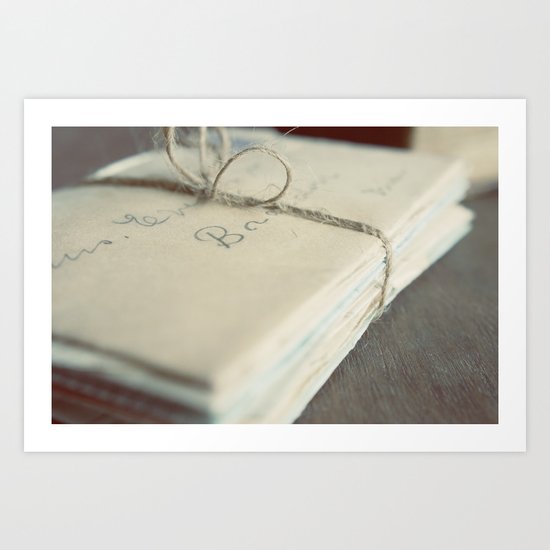 Letters To You Art Print