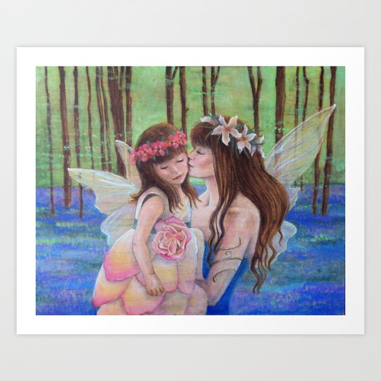 Fairy Kisses Art Print