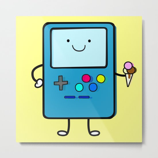 Ice cream lover video game Metal Print